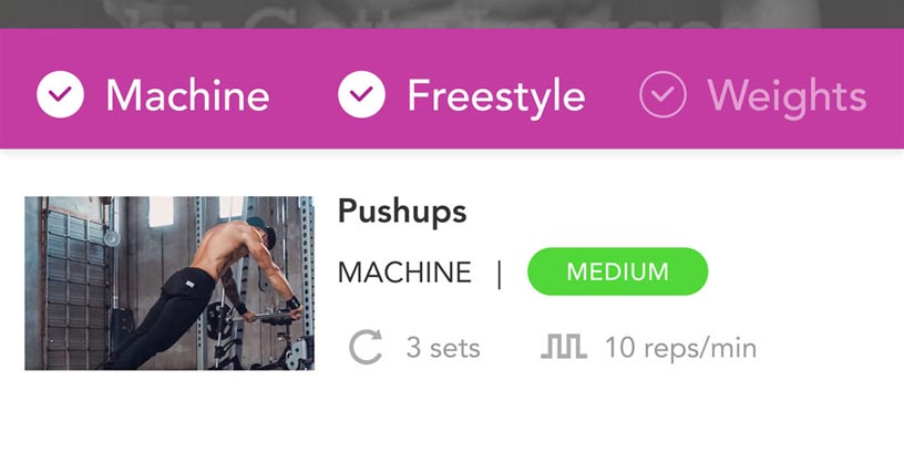 CHOOSE STYLE AND EXERCISE INFO