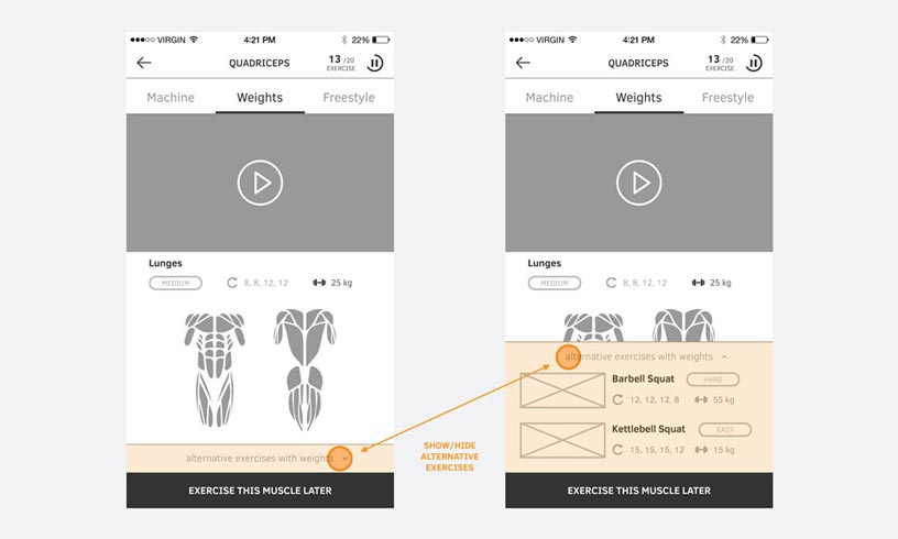 INTERACTIONS ON WIREFRAMES